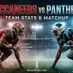 Tampa Bay Buccaneers vs Carolina Panthers Stats